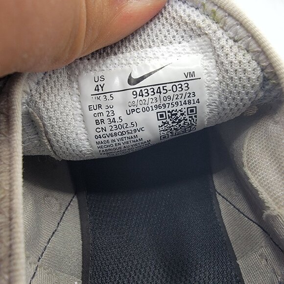 Nike Air Max 270 GS Womens 5.5 Football Grey Thunder Blue Sneaker Shoe 943345-03 - Picture 5 of 15